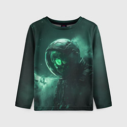 Лонгслив детский Космический скелет, цвет: 3D-принт