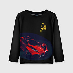 Детский лонгслив Lamborghini Diverso - motorsport