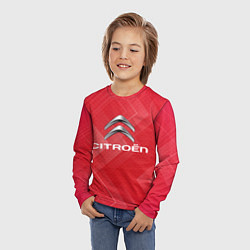 Лонгслив детский Сitroen texture, цвет: 3D-принт — фото 2