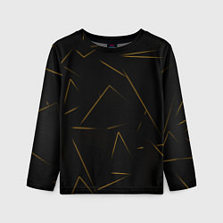 Детский лонгслив Color yellow line