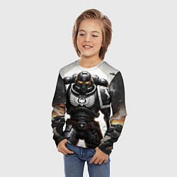 Лонгслив детский Warhammer 40k космодесант, цвет: 3D-принт — фото 2