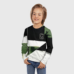 Лонгслив детский Tank логотип машины, цвет: 3D-принт — фото 2