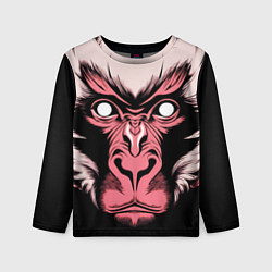 Лонгслив детский Monkey wisdom, цвет: 3D-принт