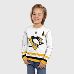 Лонгслив детский Малкин - белая форма, цвет: 3D-принт — фото 2
