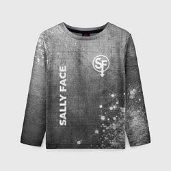 Лонгслив детский Sally Face - grey gradient вертикально, цвет: 3D-принт