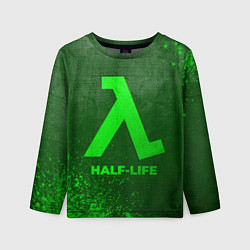 Лонгслив детский Half-Life - green gradient, цвет: 3D-принт