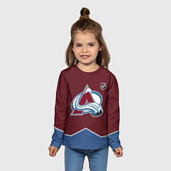 Лонгслив детский Colorado Avalanche - NHL team, цвет: 3D-принт — фото 2