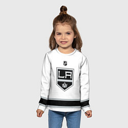 Лонгслив детский Los Angeles Kings - white, цвет: 3D-принт — фото 2
