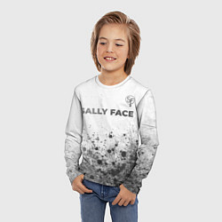 Лонгслив детский Sally Face - white gradient посередине, цвет: 3D-принт — фото 2