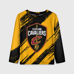 Лонгслив детский Cleveland Cavaliers NBA, цвет: 3D-принт