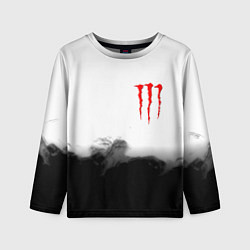Лонгслив детский Monster energy splash smoke, цвет: 3D-принт