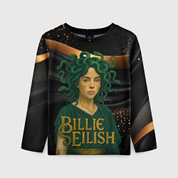 Лонгслив детский Билли Айлиш в образе Гаргоны, цвет: 3D-принт