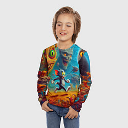 Лонгслив детский Красочный сон Тома за минуту до пробуждения, цвет: 3D-принт — фото 2