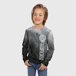 Лонгслив детский Древние боги могучих лесов, цвет: 3D-принт — фото 2