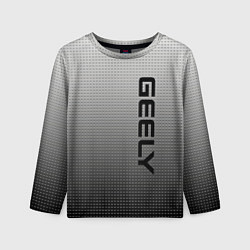 Детский лонгслив Geely серый текстурный