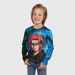 Лонгслив детский Bones аниме, цвет: 3D-принт — фото 2