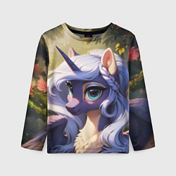 Лонгслив детский Принцесса пони - Мой Маленький Пони, цвет: 3D-принт
