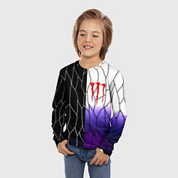 Лонгслив детский Monster energy steel, цвет: 3D-принт — фото 2