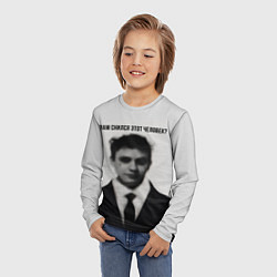 Лонгслив детский Вам снился этот человек мем, цвет: 3D-принт — фото 2