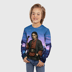 Лонгслив детский Bones в аниме стиле, цвет: 3D-принт — фото 2