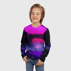 Лонгслив детский A Journey on the planet, цвет: 3D-принт — фото 2