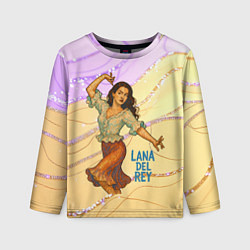 Детский лонгслив Lana Del Rey танцует