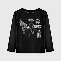Лонгслив детский Честер Беннингтон ангел- In the end, цвет: 3D-принт