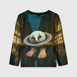 Лонгслив детский Ла Вака Сатурно Сатурнита мем, цвет: 3D-принт