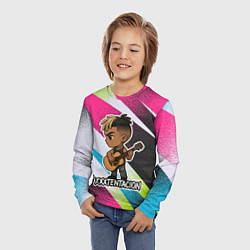 Лонгслив детский XXXTentacion в мультяшном стиле, цвет: 3D-принт — фото 2