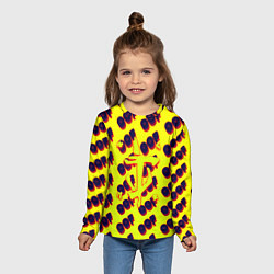 Лонгслив детский Doom off, цвет: 3D-принт — фото 2