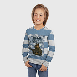 Лонгслив детский Овчарка с автоматом, цвет: 3D-принт — фото 2