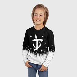 Лонгслив детский Doom winter wild, цвет: 3D-принт — фото 2