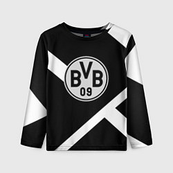 Лонгслив детский Borussia black geometry, цвет: 3D-принт