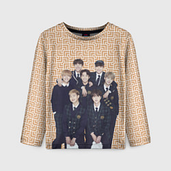 Лонгслив детский BTS в костюмах, цвет: 3D-принт