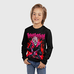 Лонгслив детский Дандадан Окарун, цвет: 3D-принт — фото 2