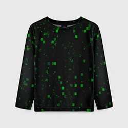 Детский лонгслив Color green khaki
