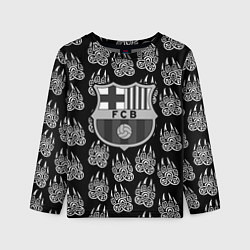 Лонгслив детский Barcelona лапы лес, цвет: 3D-принт