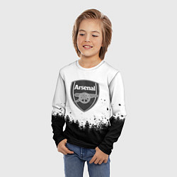 Лонгслив детский Arsenal черный лес, цвет: 3D-принт — фото 2