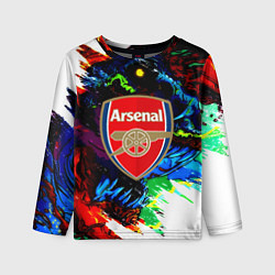 Лонгслив детский Arsenal monster, цвет: 3D-принт