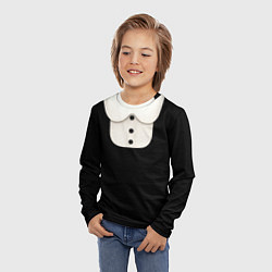 Лонгслив детский Девочка Уэнздей Аддамс, цвет: 3D-принт — фото 2