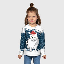 Лонгслив детский Кот Бендер - 2026, цвет: 3D-принт — фото 2