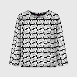 Лонгслив детский Символы валькнут как защитная кольчуга, цвет: 3D-принт