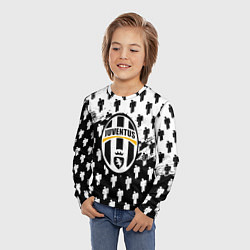 Лонгслив детский Ювентус люди краски, цвет: 3D-принт — фото 2