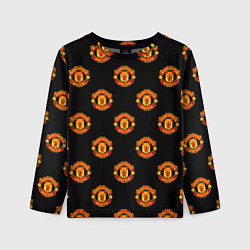 Лонгслив детский Manchester United Pattern, цвет: 3D-принт