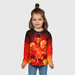 Лонгслив детский Big Bang: Flame Boys, цвет: 3D-принт — фото 2