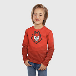 Лонгслив детский G2 eSports Uniform, цвет: 3D-принт — фото 2