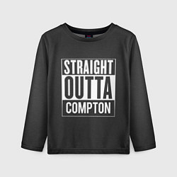 Лонгслив детский Straight Outta Compton, цвет: 3D-принт