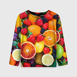 Детский лонгслив Мультифрукт
