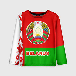 Лонгслив детский Belarus Patriot, цвет: 3D-принт