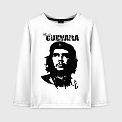 Лонгслив хлопковый детский Che Guevara, цвет: белый